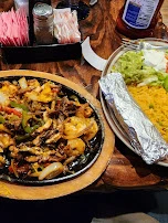 Ribeye Shrimp and Chile Relleno